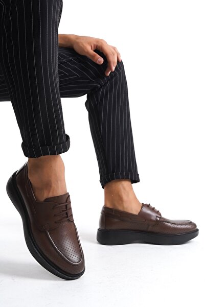 depderi Мъжки мокасини - 100% естествена кожа, високи обувки