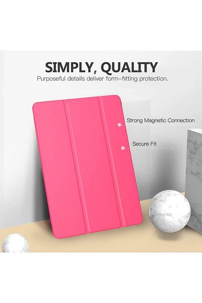 TEKNETSTORE iPad 8th and 9th Generation 2020 /2021 Compatible 10.2 Inch Tablet Flip Smart Case with Stand Smart Cover