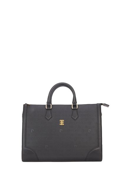 Pierre Cardin Geantă de umăr pentru femei cu imprimeu negru 05PO23Y1709