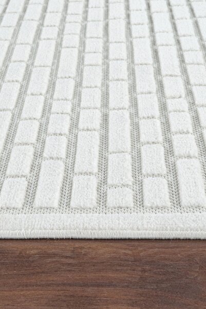 Kaşmir Halı 7/24 Sierra Leon Krem Salon Mutfak Halısı Yolluk