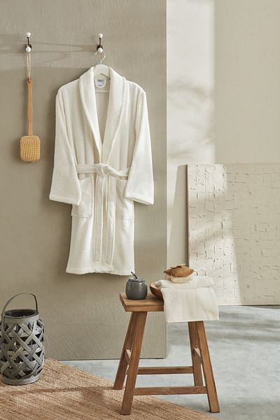 Karaca Home Σετ μπουρνούζι Andy Offwhite - 100% βαμβάκι, L/XL