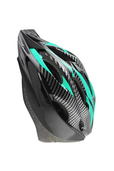 T.Concept Green Gray Adult Bicycle Helmet