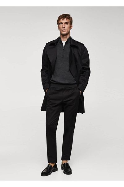 MANGO Man Klassischer wasserabweisender Trenchcoat