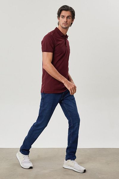 Tony Montana Ανδρικό μπλουζάκι Basic Polo Neck - 100% βαμβάκι