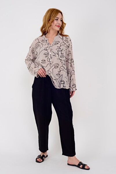 Park Moda 83931 Πουκάμισο με παγιέτες με μοτίβο κυμάτων