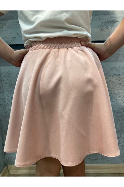 KedyKids Dobule Pudra Mini Şort Etek