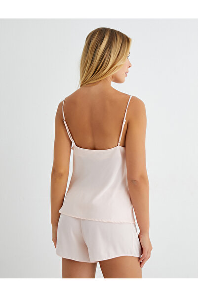 Koton Pajama Top Scoop Neck Thin Straps Bridal