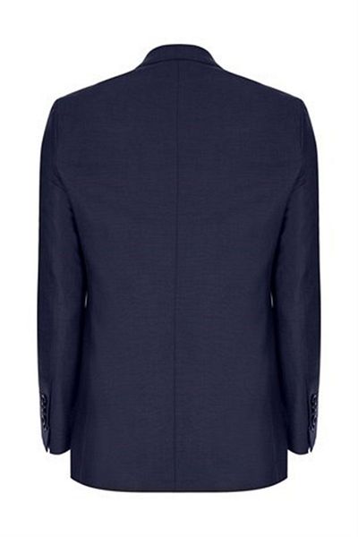 İgs Men's Navy Blue Slim Fit / Skinny Fit Std Suit