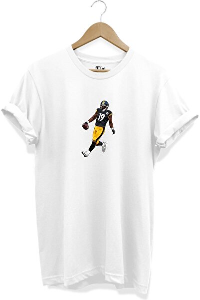 The Baski Bela unisex majica za američki fudbal - Pittsburgh Steelers Štampan...