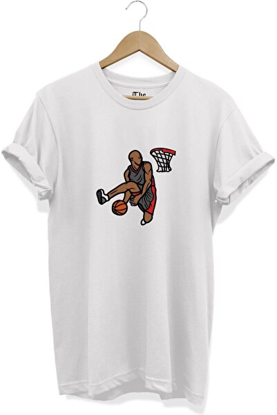 The Baski Bela unisex košarkaška majica Dunk Štampano kratkih rukava T-shirt