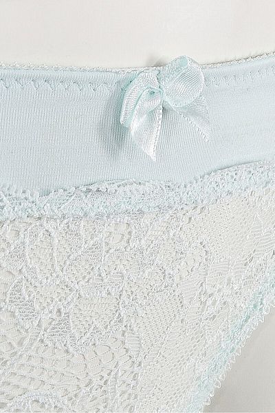 NBB Green Mint Fancy Lace String