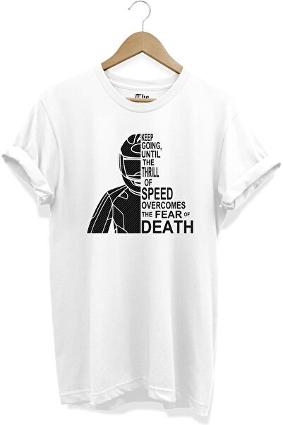 The Baski Bela unisex motociklistička majica Štampano Cool kratkih rukava T-s...
