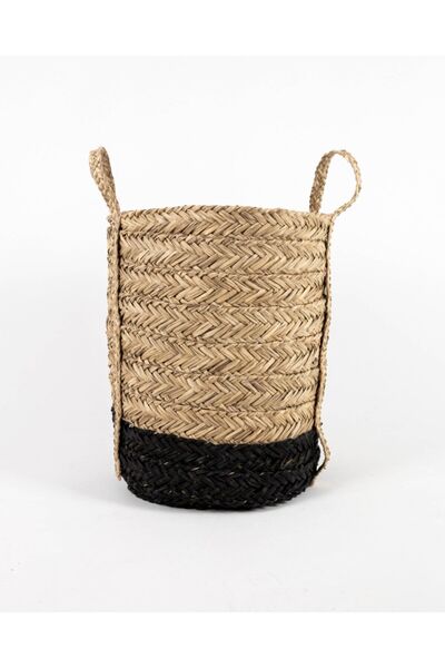 Wisha Natural Natural Wicker Basket Flower Pot - Handmade, Decorative and Sty...