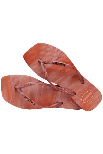 Havaianas Slim Square Trendy Orange Women's Slippers