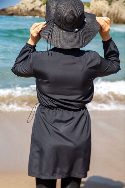 new ats Single Top Hijab Swimsuit