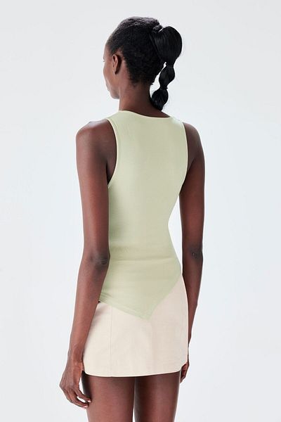 IAMNOTBASIC Green Eva Top