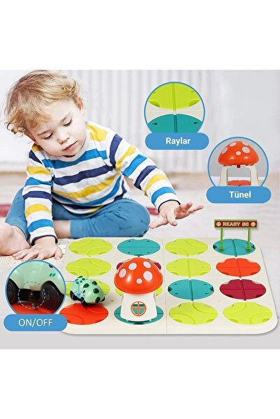 HESTİNYA TOYS Dinozor Serisi Mantıksal Yol Yapım Oyunu Eğitici Oyuncak Zeka G...