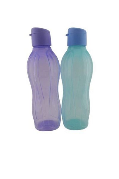 Tupperware Eco Bottle 750 Ml 2 Pack - Blue - Lilac (new)