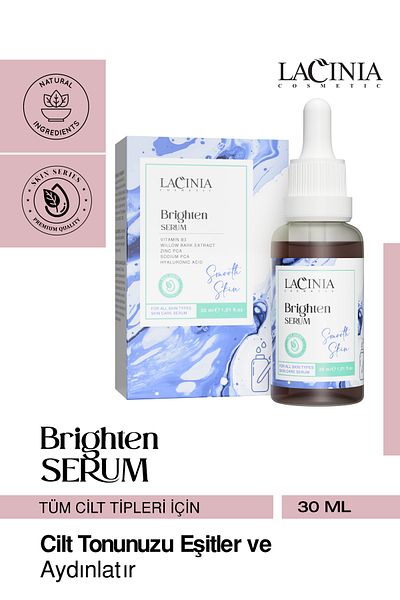 Lacinia Brighten Serum 30ml - Face Care Effect