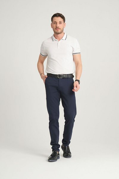 inpool Men's, cotton, flexible, large size, old money culture, chino-canvas, pants 24INP275