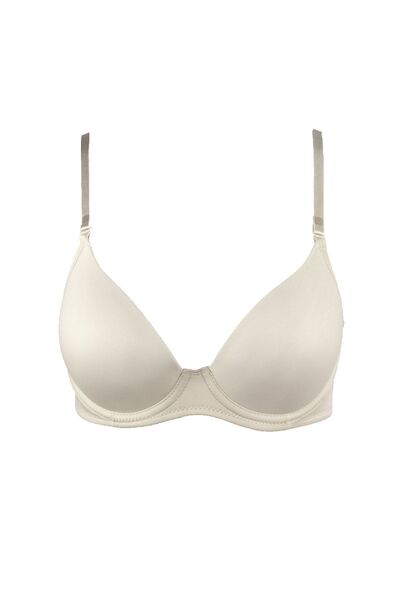 Le Jardin Жіночий бюстгальтер без кісточок з мікропокриттям Basic Cup, екрю 7010