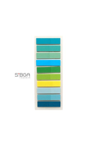 sibga tasarım Transparent Colored Postit Post-it Post ItBookmark Bookmark Postit Sticker Note Paper 200 Sheets