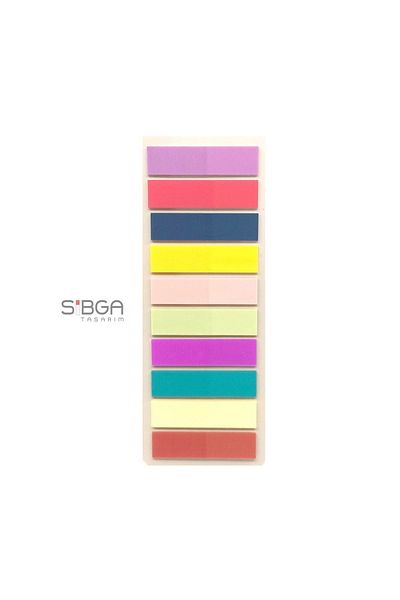 sibga tasarım Transparent Colored Postit Post-it Post It.Bookmark Bookmark Postit Sticker Note Paper 200 Sheets