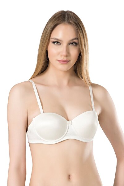 Fabony Βασικό σουτιέν χωρίς στήριγμα με διάφανο κενό κύπελλο 3021