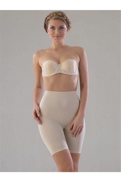Emay İç Giyim Emay Seamless Long Legs Γυναικείος μποξερ κορσές 3005 Skin