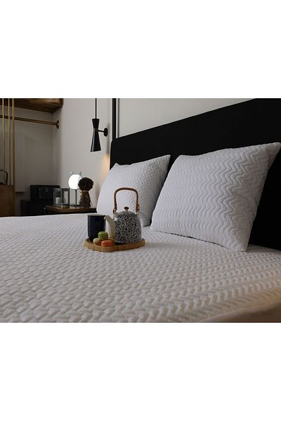Merya & Elif ADA Cotton Quilted Liquid Proof Mattress Protector Fitted Mattress Mattress