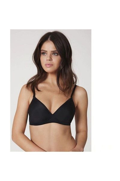 Orkide Black Wire Free Thin Sponge Bra
