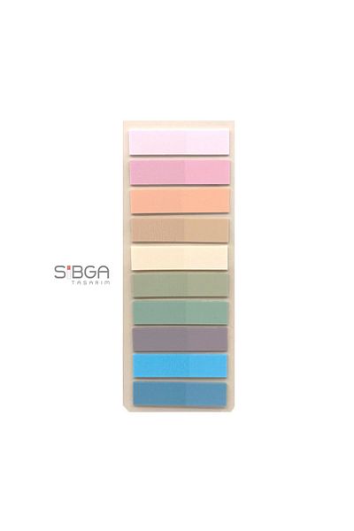 sibga tasarım Transparent Colored Postit Post-it Post It.Bookmark Bookmark Postit Sticker Note Paper 200 Sheets