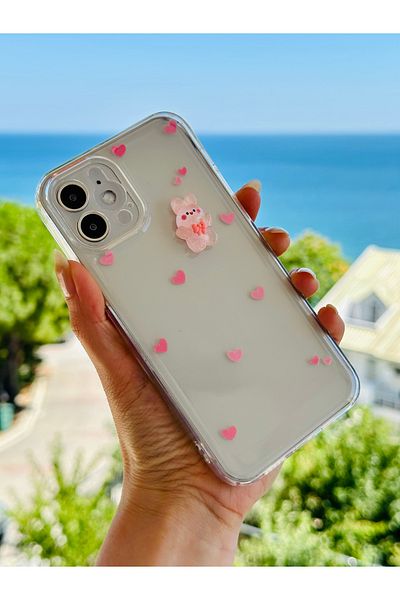 Go Aksesuar حافظة سيليكون مرنة بتصميم خاص متوافق مع هاتف Iphone 12 و12 Pro