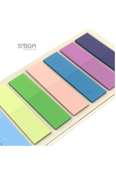 sibga tasarım Transparent Colored Postit Post-it Post ItBookmark Bookmark Postit Sticker Note Paper 200 Sheets