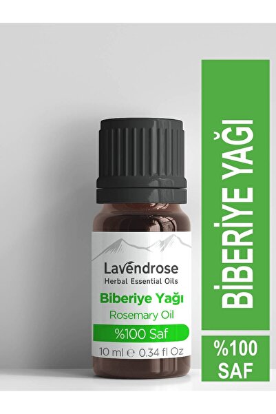 Lavendrose Biberiye Yağı %100 Bitkisel Saçların Hızlı Uzamasına Yardımcı Ve Y...