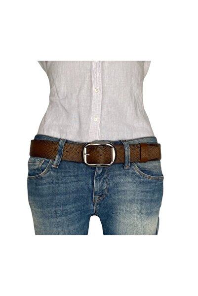 GoDeri %100 Hakiki Deri, Siyah Nikel Tokalı Tosado Kadın Kot Kemeri 4 Cm=an-byn-23