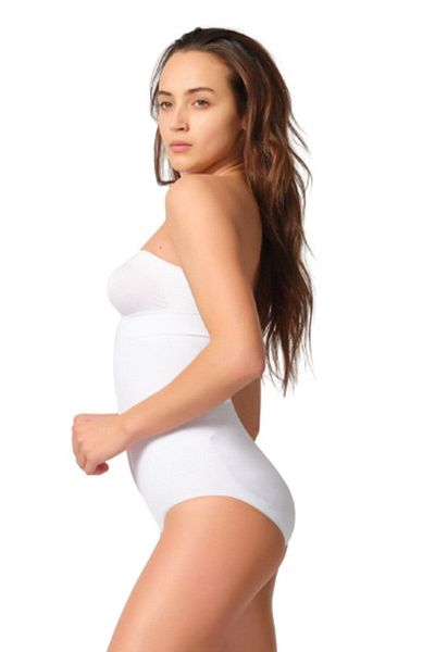 Emay Korse Emay White Front Slip Corset 2088