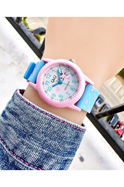 Q&Q Weluxa Q&Q Kids Wristwatch - 10 Atm Waterproof, Silicone Cord