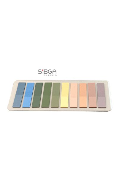 sibga tasarım Transparent Colored Postit Post-it Post ItBookmark Bookmark Postit Sticker Note Paper 200 Sheets
