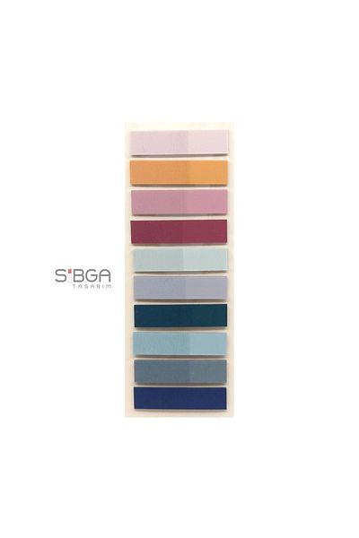 sibga tasarım Transparent Colored Postit Post-it Post ItBookmark Bookmark Postit Sticker Note Paper 200 Sheets