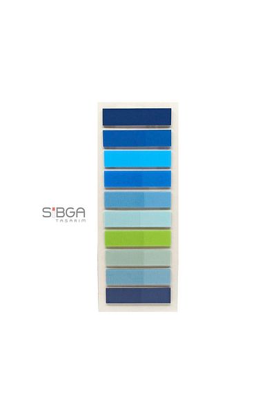 sibga tasarım Transparent Colored Postit Post-it Post ItBookmark Bookmark Postit Sticker Note Paper 200 Sheets
