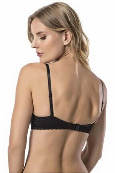 Le Jardin Γυναικείο Μαύρο Διπλό Σουτιέν Push-up New Season
