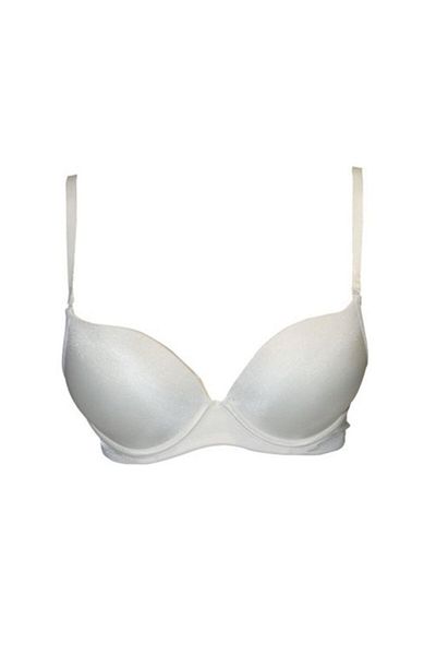 Le Jardin Women's White Micro Covered Magic Double Padded Bra