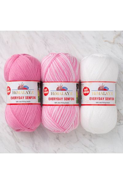 Himalaya Everyday Symphony / Pink |   White / 71001 / 3 Pack