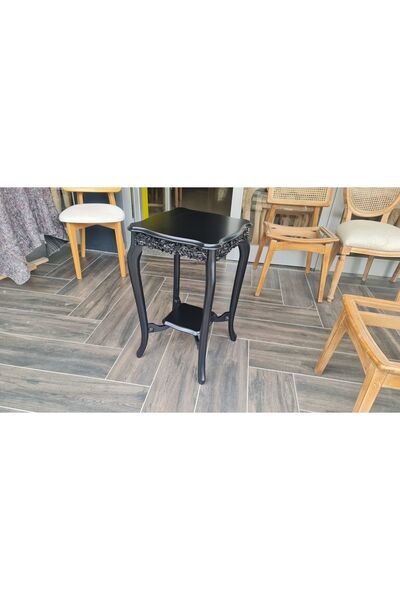 EL YAPIMI Yağız Mobilya Aksesuar Siyah Lüx Saksilik