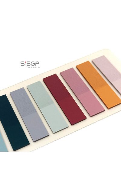 sibga tasarım Transparent Colored Postit Post-it Post ItBookmark Bookmark Postit Sticker Note Paper 200 Sheets