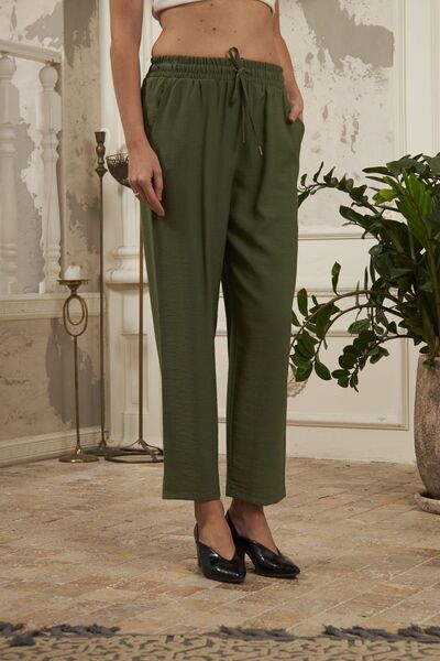 Orfeo Negro COMFORTABLE PATTERNED FABRIC TROUSERS