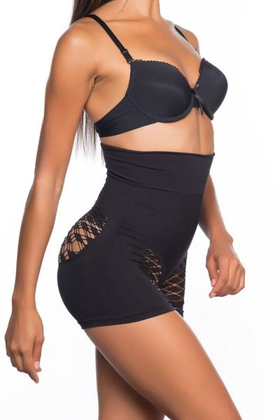 Emay Korse Black Special Design Boxer Corset 2064