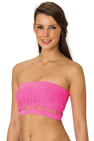 Emay Жіночий фуксія подвійний шовк бюстгальтер 4050