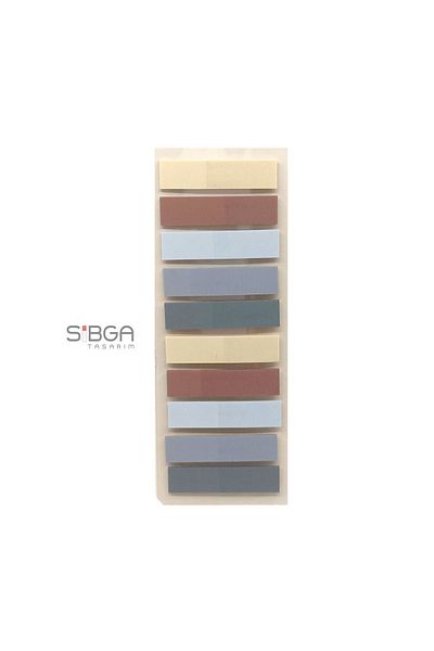 sibga tasarım Transparent Colored Postit Post-it Post It.Bookmark Bookmark Postit Sticker Note Paper 200 Sheets